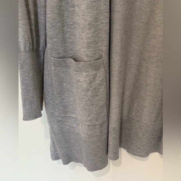 NWT Women's Nine West Essential Cardigan Light Grey size large - Picture 3 of 9